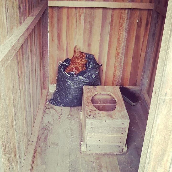 Food wrapped in bag in hut, at Ampiri.