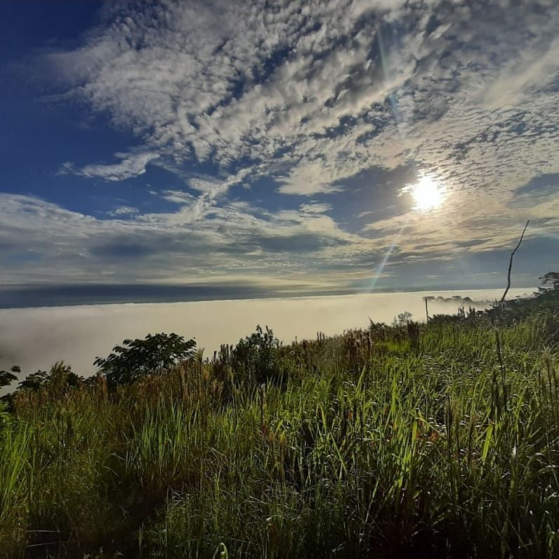 Sky over field, at Ampiri.