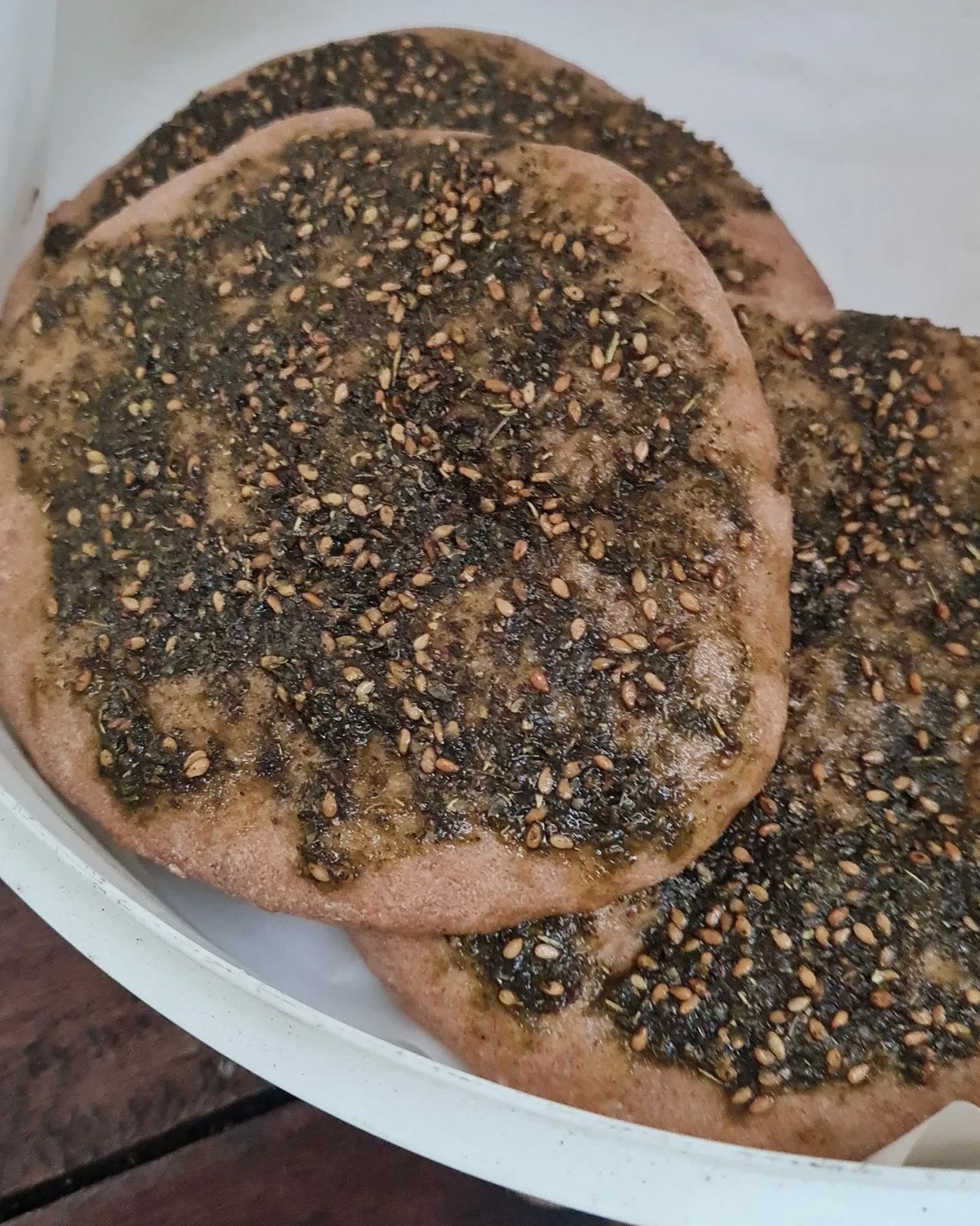 Seeds on food, at Ampiri.