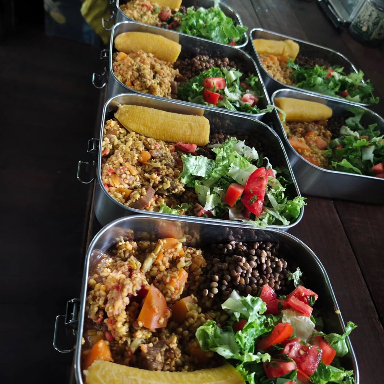 Food boxes, at Ampiri.
