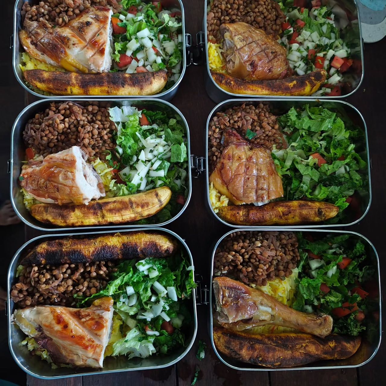 Food boxes, at Ampiri.