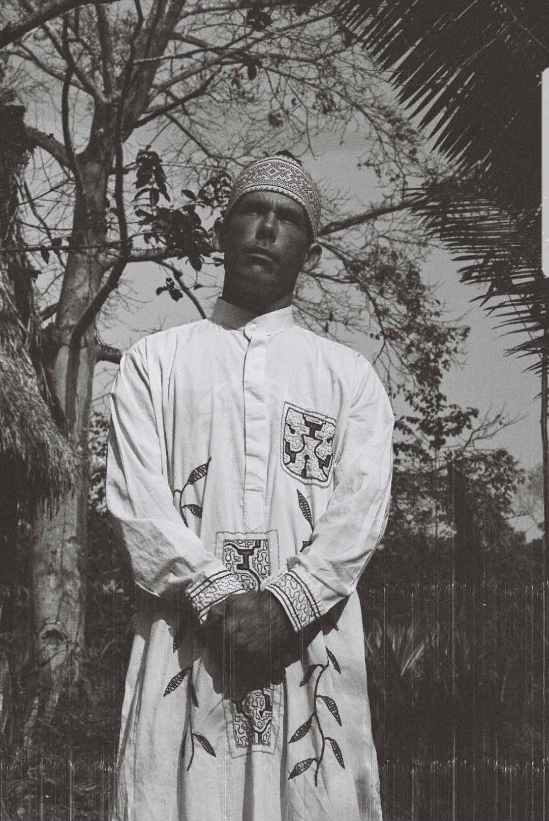 Gabriel Patrick Lynch at Ampiri, in white.